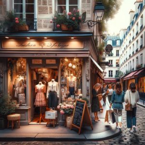 Fashion shopping in Paris