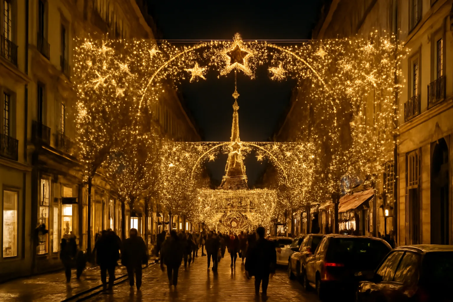 A walking tour of Paris’ most magical holiday illuminations